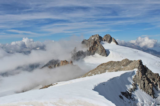 Berge im Mont Blanc Gebiet