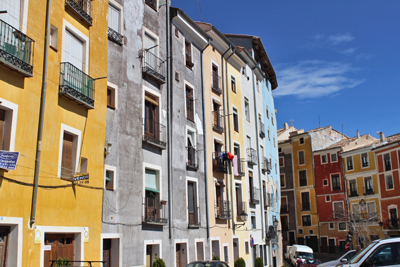 bunte Häuser von Cuenca