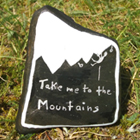 Mountains traveling stone