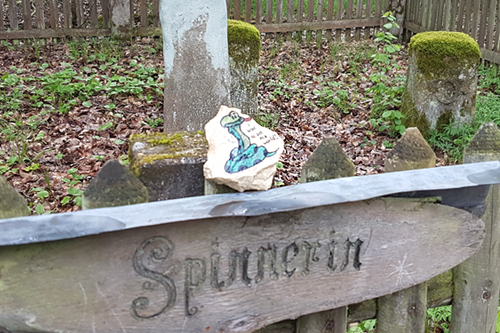 Denkmal, Alte Spinnerin, Obernzenn